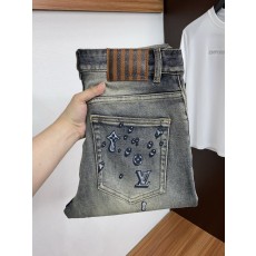 루이비통 남성 슬림 스트레이트 진 001-216430