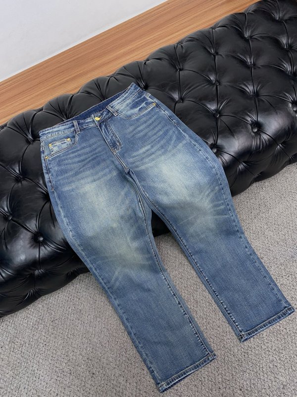 루이비통 남성용 고탄력 수입 데님 팬츠 001-216435