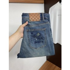 루이비통 남성용 고탄력 수입 데님 팬츠 001-216435