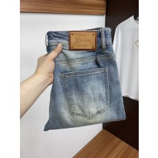 루이비통 남성 가을 겨울 캐주얼 데님 팬츠 001-216438