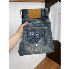 루이비통 남성 슬림 스트레이트 진 001-216439