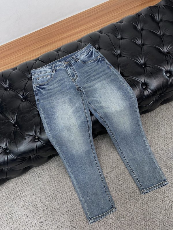 루이비통 남성용 고탄력 수입 데님 팬츠 001-216440