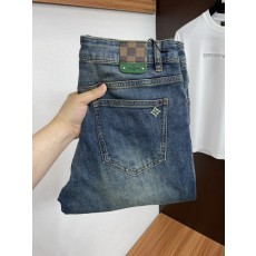 루이비통 남성용 고탄력 수입 데님 팬츠 001-216442