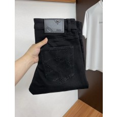 루이비통 남성용 고탄력 수입 데님 팬츠 001-216442