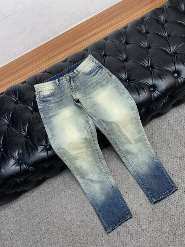 루이비통 남성 슬림 스트레이트 진 001-216444