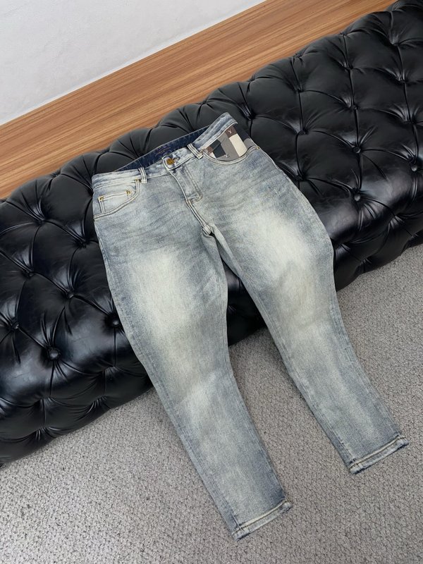 루이비통 남성 슬림 스트레이트 진 001-216443
