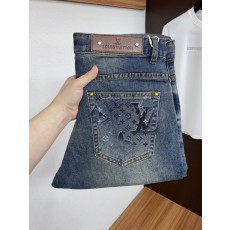 루이비통 남성 슬림 스트레이트 진 001-216445