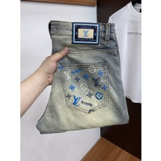루이비통 남성 슬림 스트레이트 진 001-216446