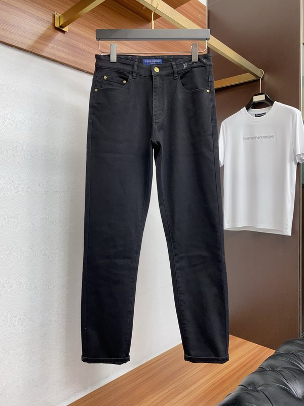 루이비통 남성 슬림 스트레이트 진 001-216448