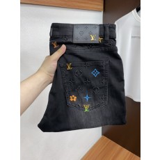 루이비통 남성 슬림 스트레이트 진 001-216450