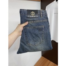 루이비통 남성 슬림 스트레이트 진 001-216451