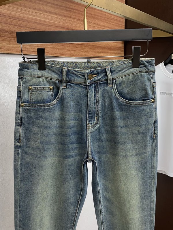 루이비통 남성 하이스트레치 수입 데님 팬츠 001-216454
