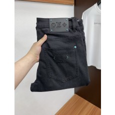 루이비통 남성용 고탄력 수입 데님 소재 청바지 001-216458