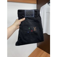 루이비통 남성용 고탄력 수입 데님 팬츠 001-216459