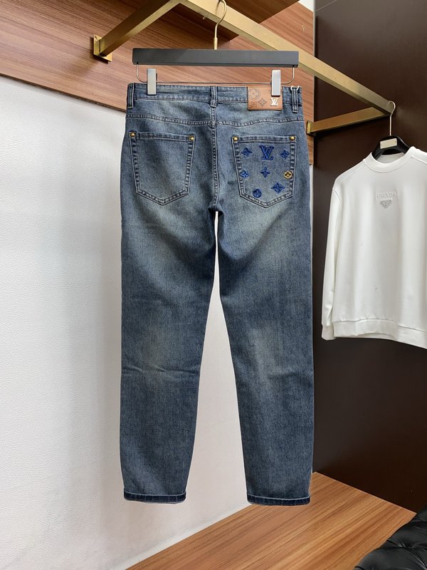 루이비통 남성 슬림 스트레이트 진 001-216463