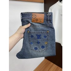 루이비통 남성 슬림 스트레이트 진 001-216463