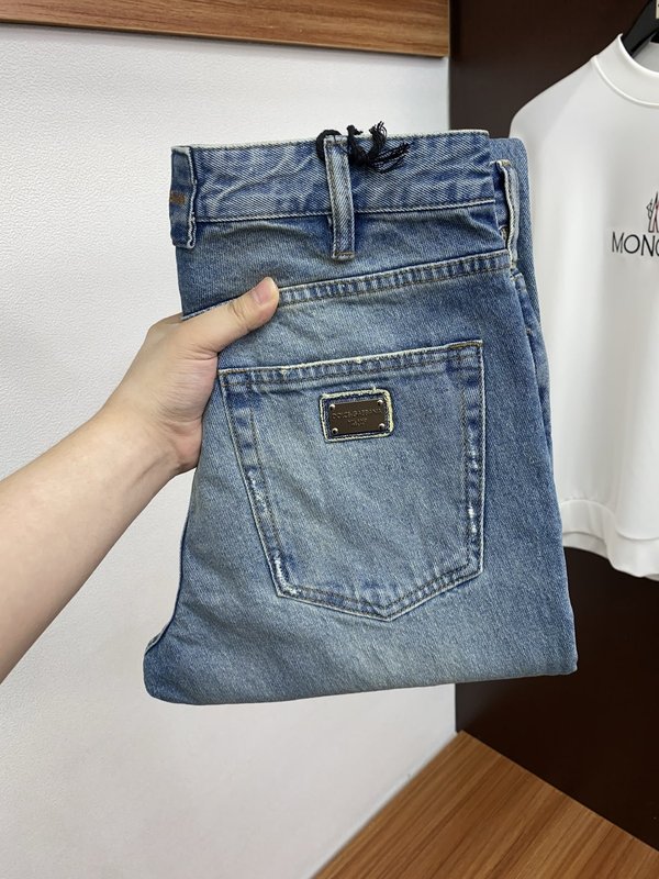 루이비통 봄여름 슬림 스트레이트 진 001-216464