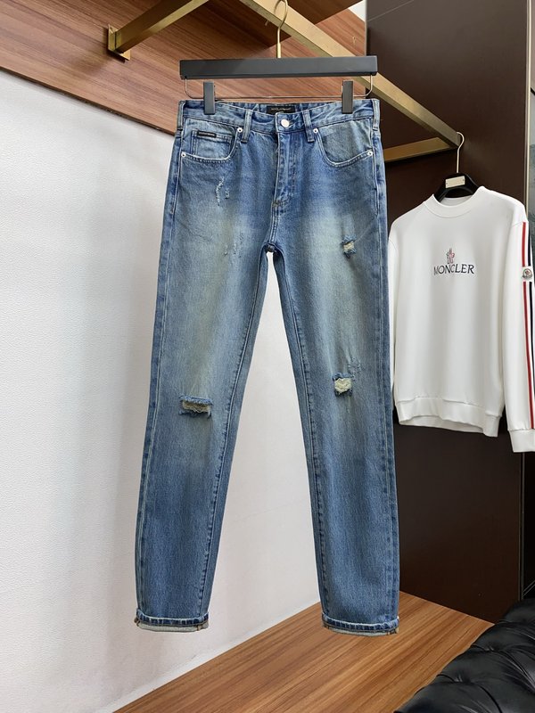 루이비통 봄여름 슬림 스트레이트 진 001-216464