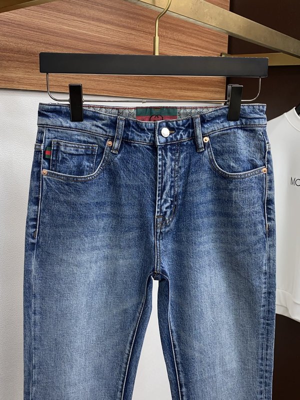 루이비통 봄여름 슬림 스트레이트 진 001-216465