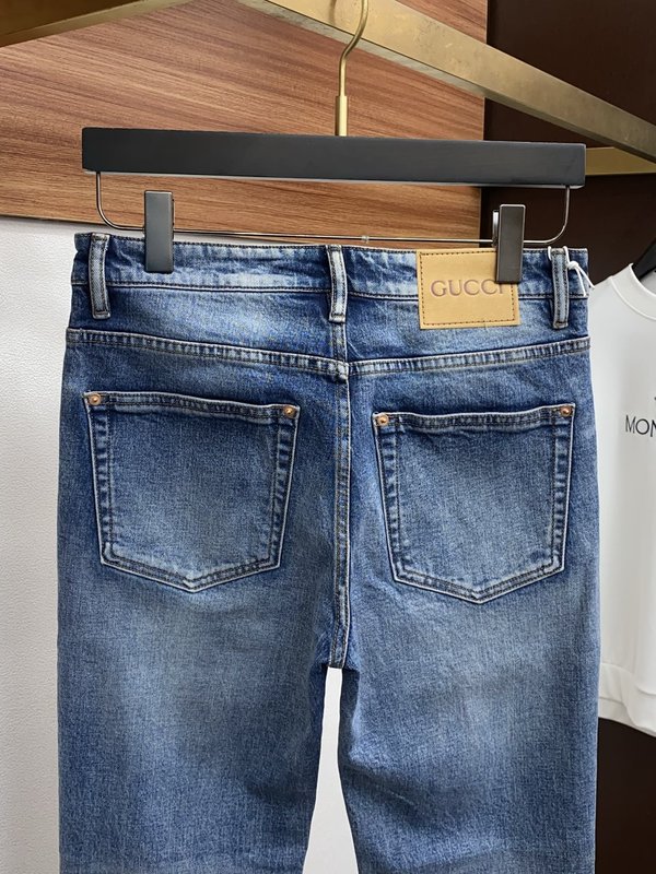 루이비통 봄여름 슬림 스트레이트 진 001-216465