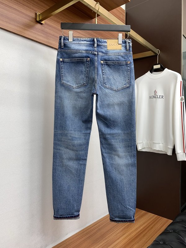 루이비통 봄여름 슬림 스트레이트 진 001-216465