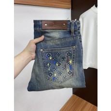 루이비통 남성 슬림 스트레이트 진 001-216466
