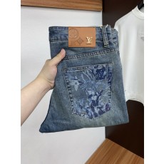 루이비통 남성 슬림 스트레이트 진 001-216467