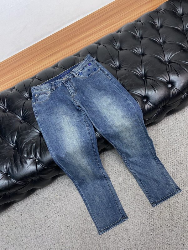 루이비통 봄여름 슬림 스트레이트 진 001-216470