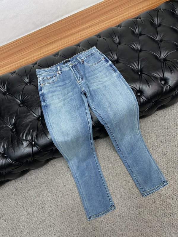 루이비통 남성 슬림 스트레이트 진 001-216471