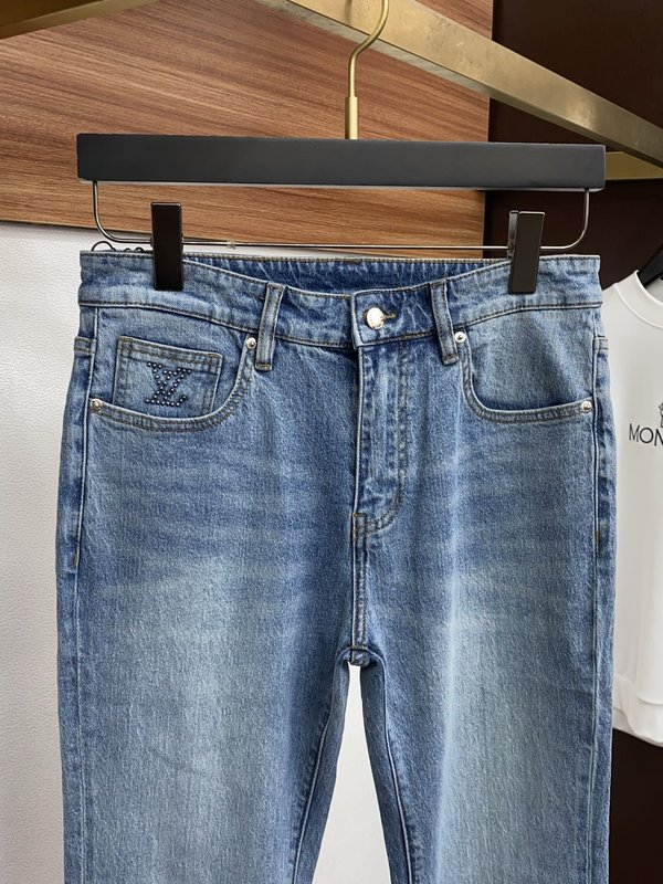 루이비통 남성 슬림 스트레이트 진 001-216472