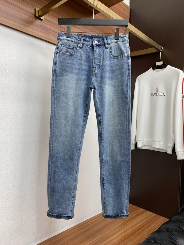 루이비통 남성 슬림 스트레이트 진 001-216472