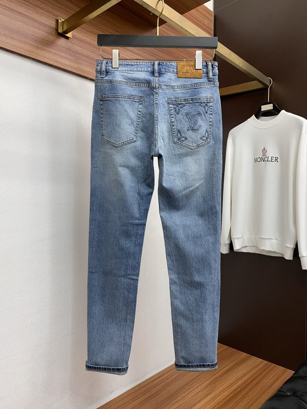 루이비통 남성 슬림 스트레이트 진 001-216472