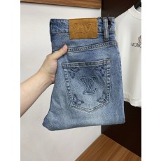 루이비통 남성 슬림 스트레이트 진 001-216472