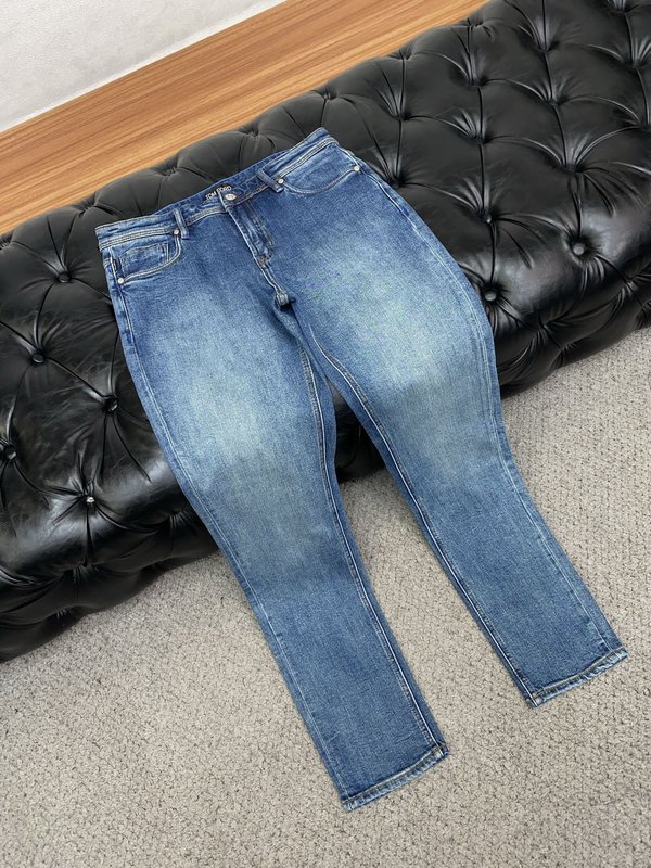 루이비통 남성 슬림 스트레이트 진 001-216473
