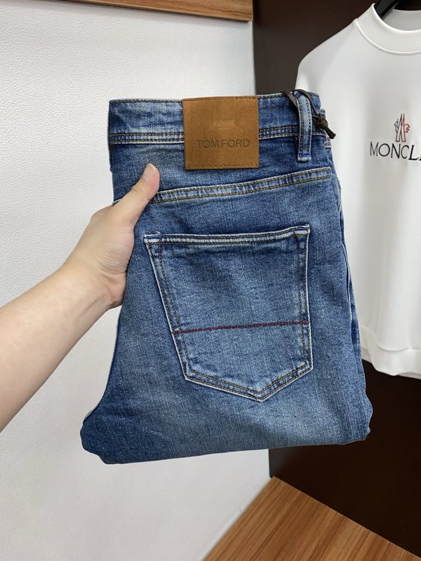 루이비통 남성 슬림 스트레이트 진 001-216473