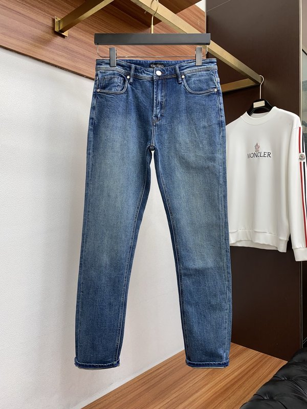 루이비통 남성 슬림 스트레이트 진 001-216473