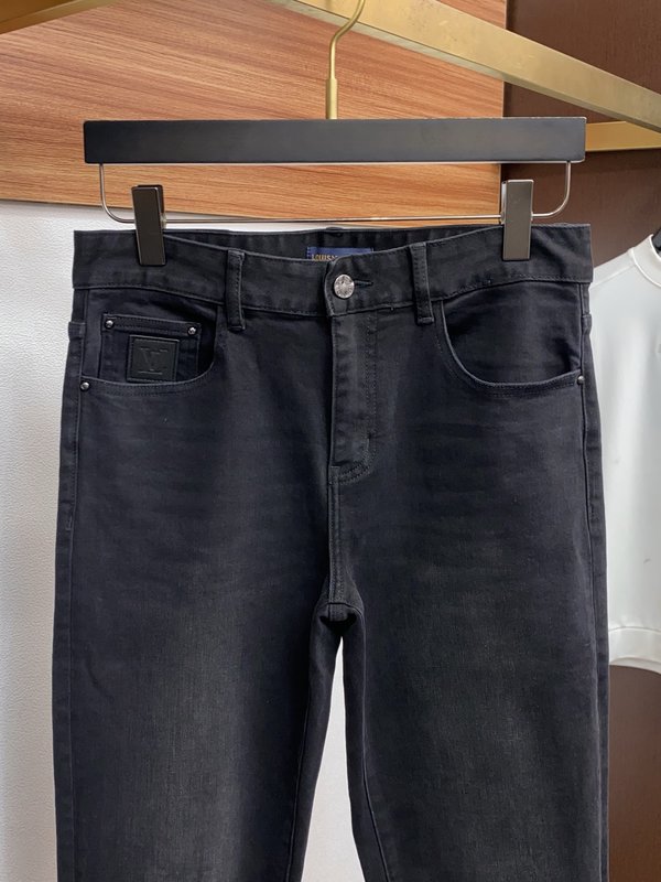 루이비통 남성 슬림 스트레이트 진 001-216474