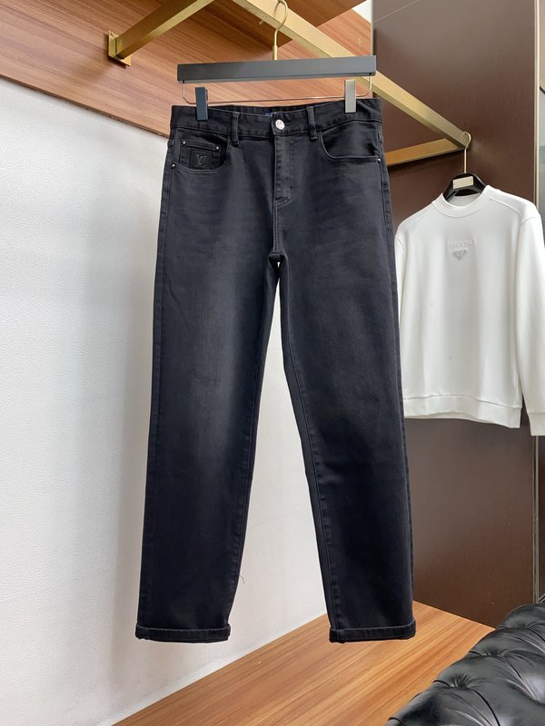 루이비통 남성 슬림 스트레이트 진 001-216474