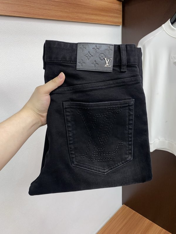루이비통 남성 슬림 스트레이트 진 001-216474
