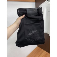 루이비통 남성 두꺼운 기모 워시 데님 진 001-216476