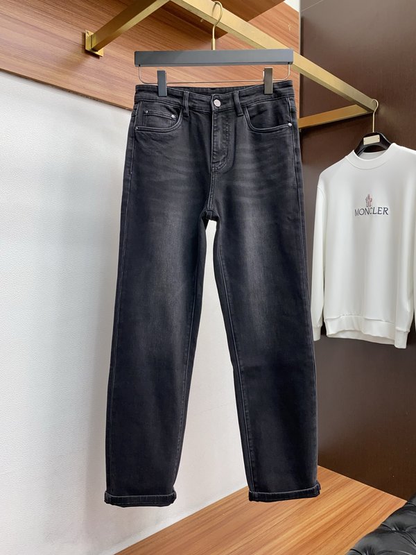 루이비통 남성 슬림 스트레이트 데님 진 001-216477