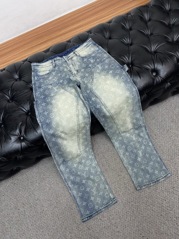 루이비통 남성 슬림 스트레이트 진 001-216479