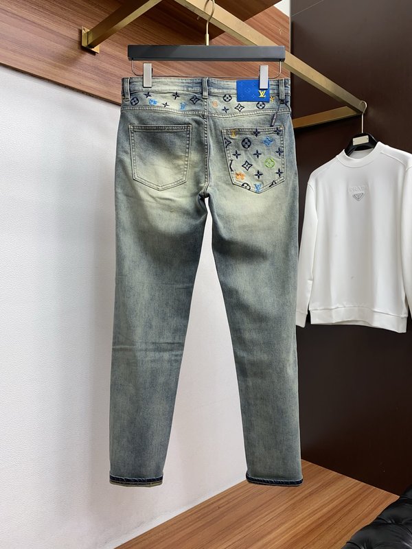 루이비통 봄여름 슬림 스트레이트 진 001-216480