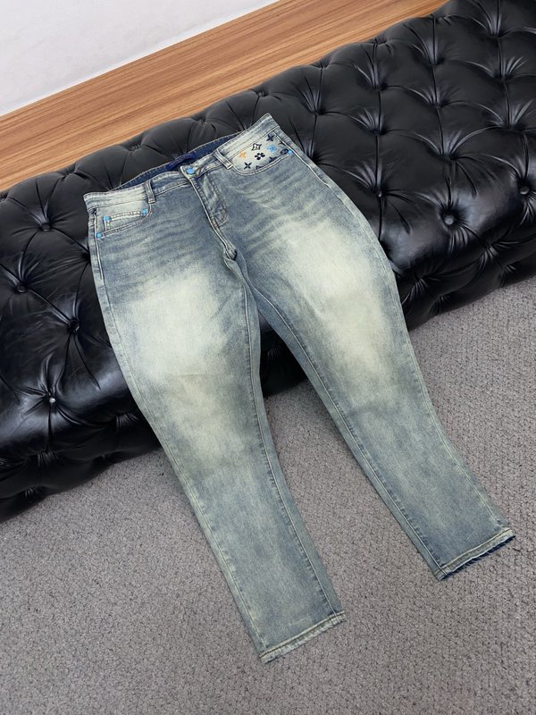 루이비통 봄여름 슬림 스트레이트 진 001-216480