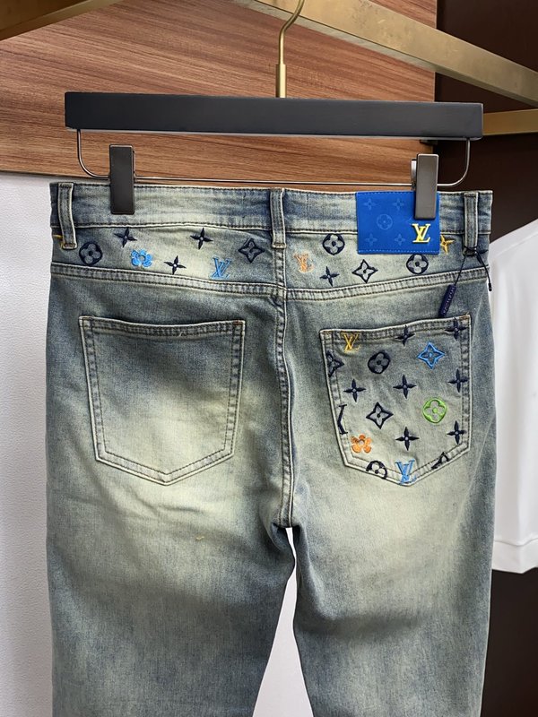루이비통 봄여름 슬림 스트레이트 진 001-216480