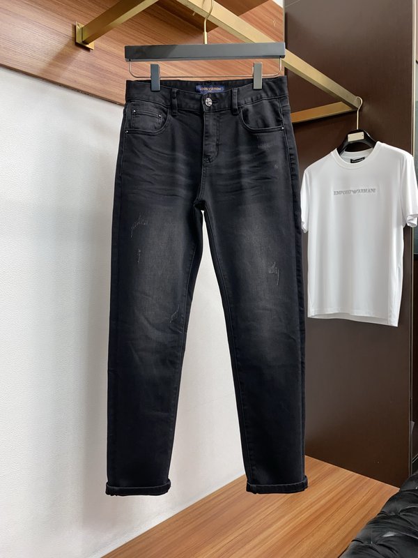루이비통 남성 슬림 스트레이트 진 001-216486