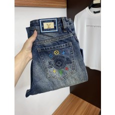 루이비통 남성 슬림 스트레이트 진 001-216490