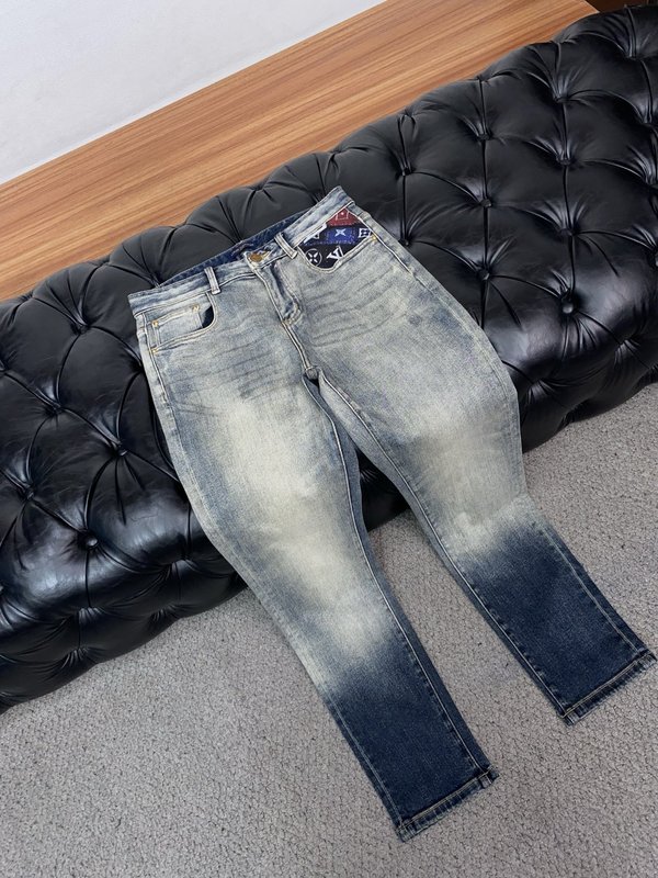 루이비통 남성 슬림 스트레이트 진 001-216491