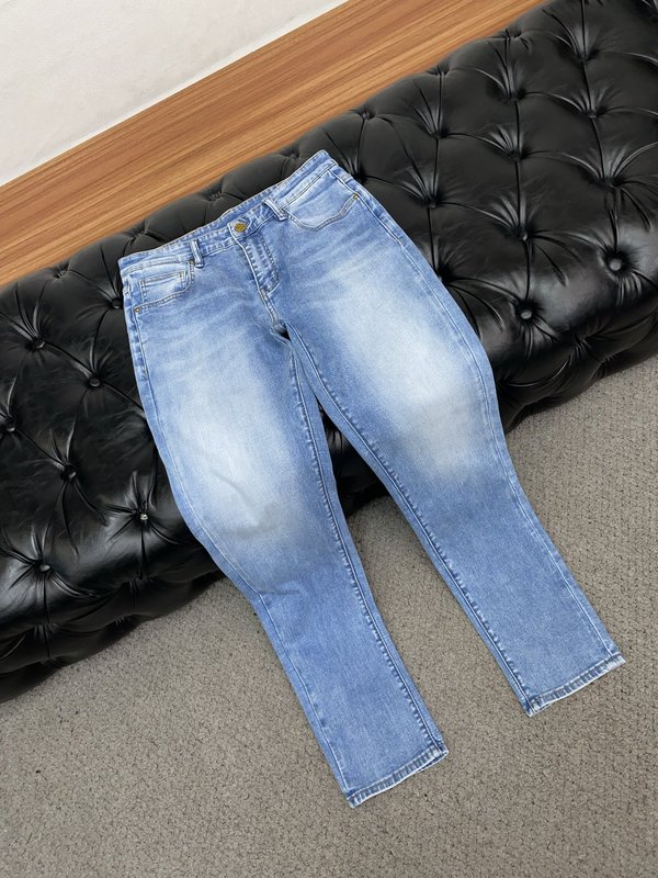 루이비통 남성 슬림 스트레이트 진 001-216495
