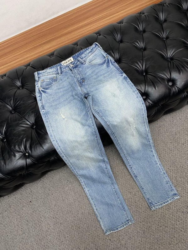 루이비통 봄여름 슬림 스트레이트 진 001-216496